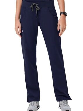 Figs Kade Cargo Navy Blue Scrub Pants